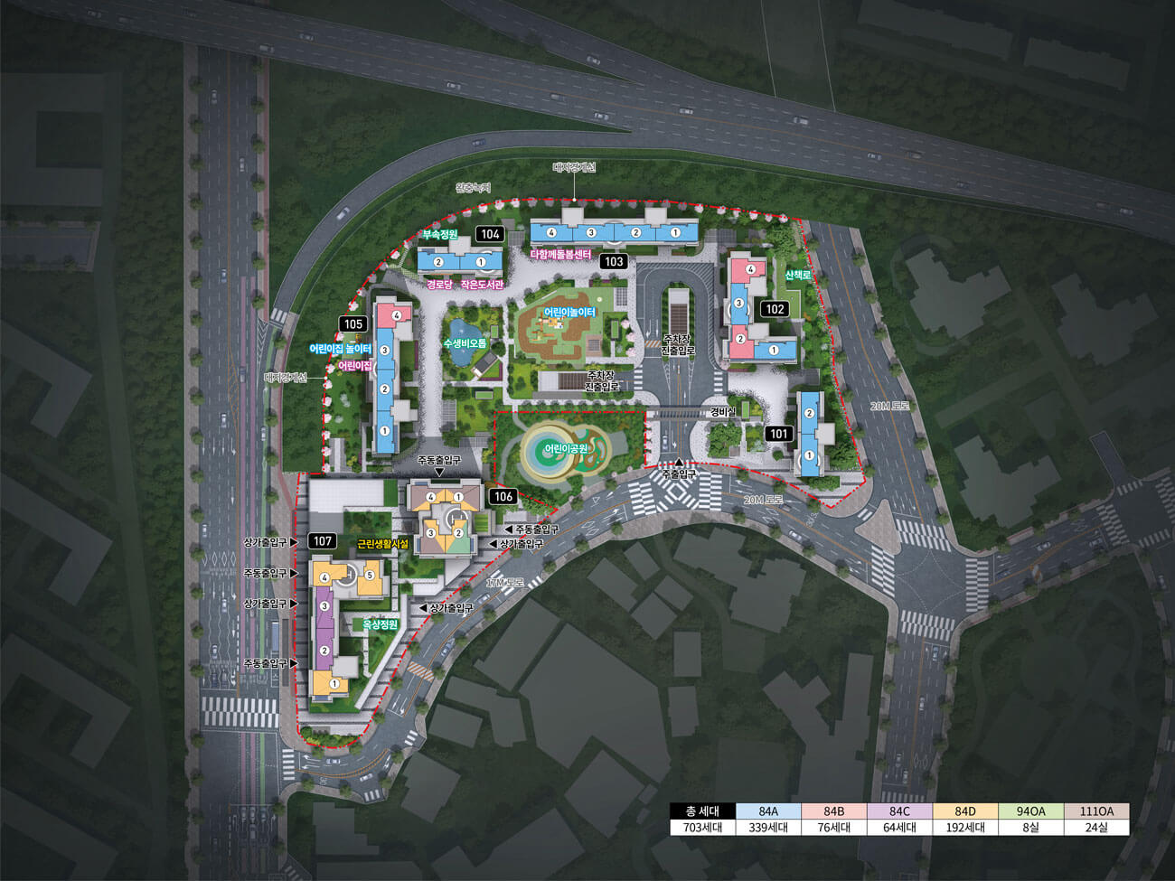 이천 에피트 에디션 단지배치도